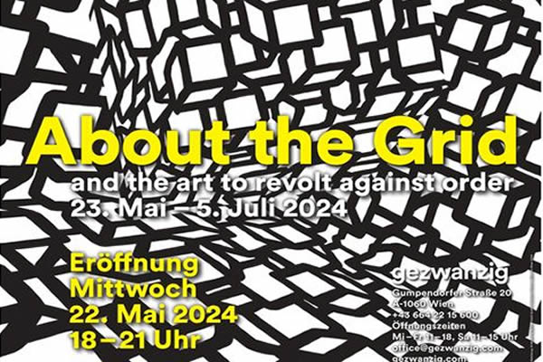 Group exhibition: about the grid 23. Mai 2024 - 05.Juli 2024